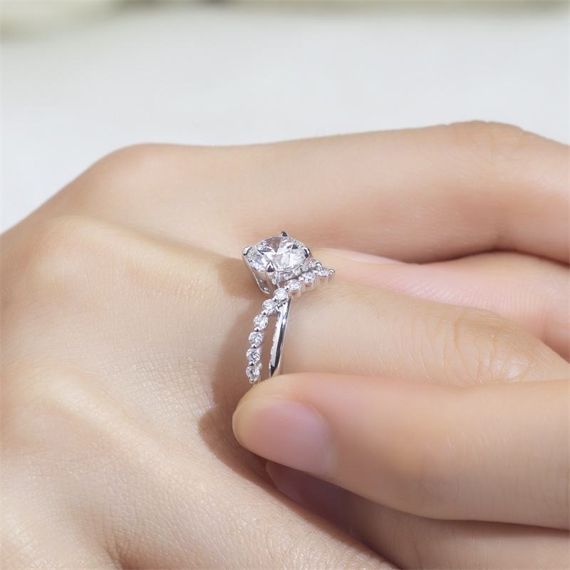 Engagement Ring – Sterling Plated Promise Ring for Women