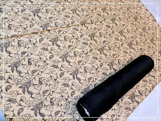 2 Pcs Women's Unstitched Block Printed Suit