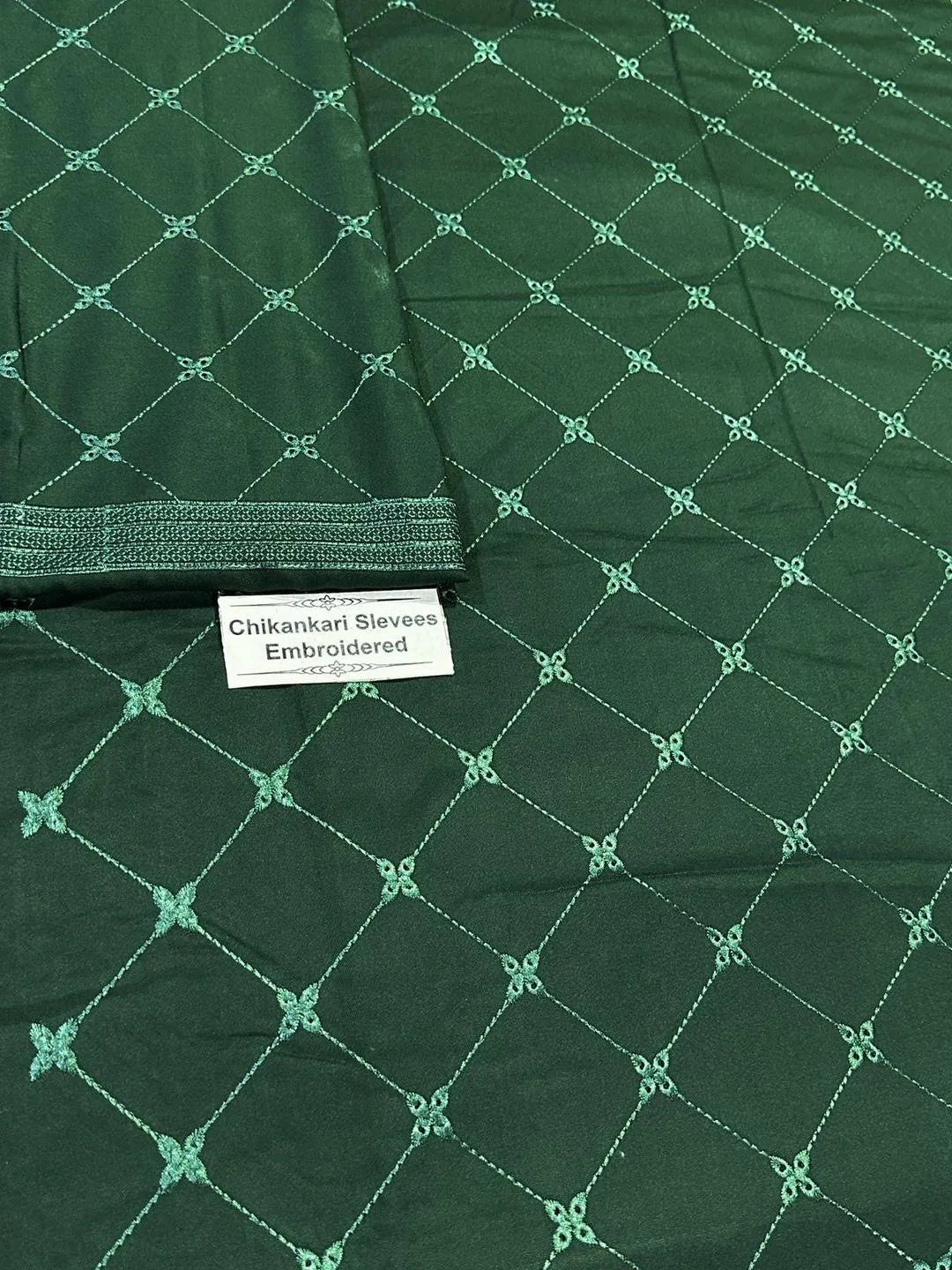 2 Pcs Women's Unstitched Embroidered Suit