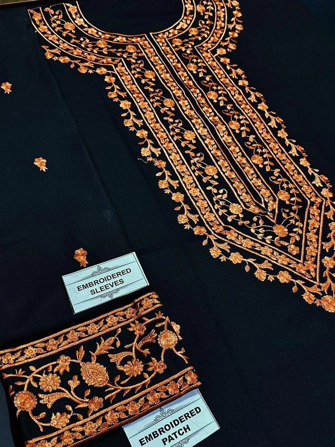 2 Pcs Women's Unstitched Embroidered Suit